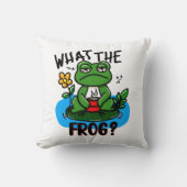 What the frog? kussen (Voorkant)