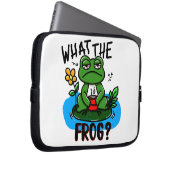 What the frog? laptop sleeve (Voorkant Rechts)