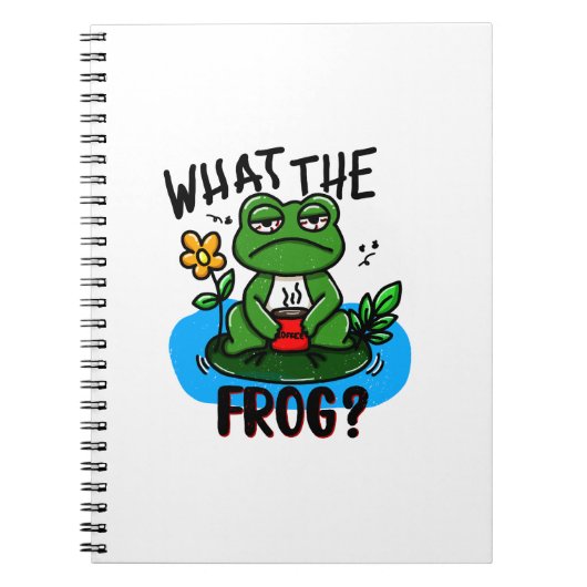 What the frog? notitieboek (Voorkant)
