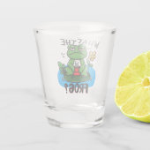 What the frog? shot glas (Achterkant)