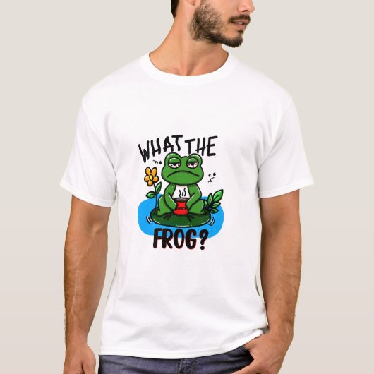 What the frog? t-shirt (Voorkant)
