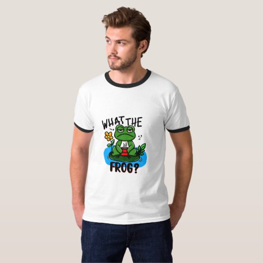 What the frog? t-shirt (Voorkant volledig)