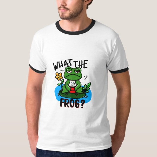 What the frog? t-shirt (Voorkant)