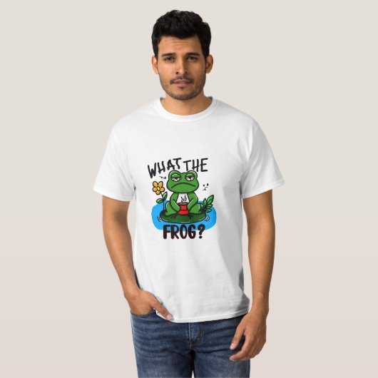 What the frog? t-shirt (Voorkant volledig)