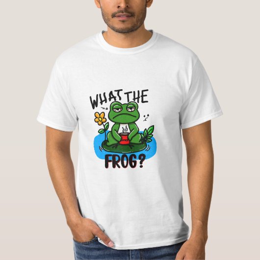 What the frog? t-shirt (Voorkant)