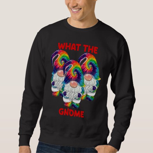 What The Gnome Merry Christmas Tie Dye Pajamas Trui (Voorkant)