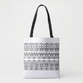What The Heck Editable Hidden Message 153BW Slang  Tote Bag (Voorkant)