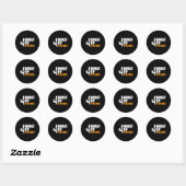 What Up Pitches Pitch Witch Klimmen Pun Tee Ronde Sticker (Vel)