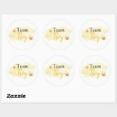 What Will Baby Bee Team Boy Ronde Sticker (Vel)