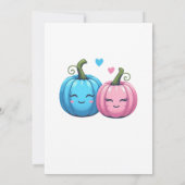What Will our Pumpkin Be Fall Gender Reveal Kaart (Achterkant)