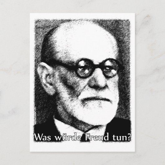 What Would Freud Do? Briefkaart (Voorkant)