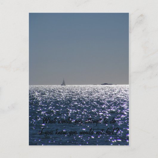 , What would you attempt to requif you kn... Briefkaart (Voorkant)