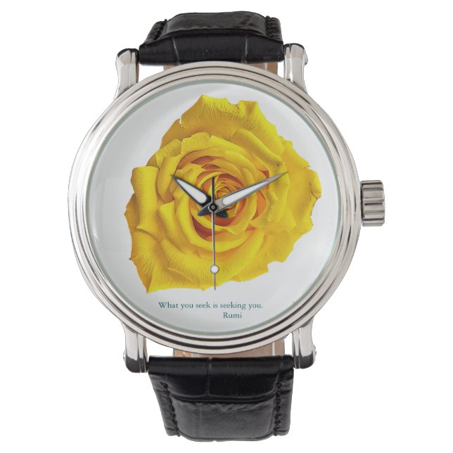 What you seek is seeking you. horloge (Voorkant)