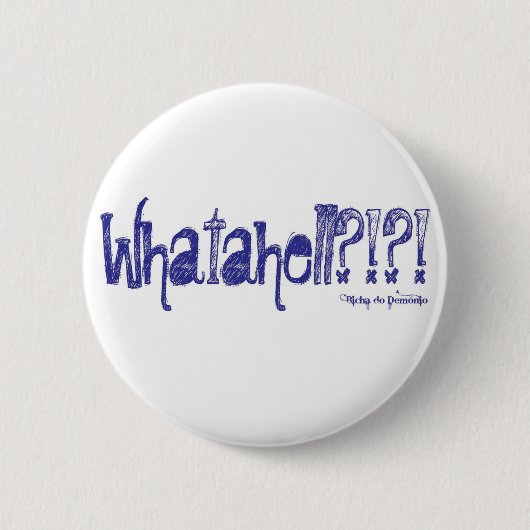 Whatahel Azul Ronde Button 5,7 Cm (Voorkant)