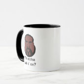 Whatcha Eatin" op de Mok van gokcadeaus  (Voorkant links)