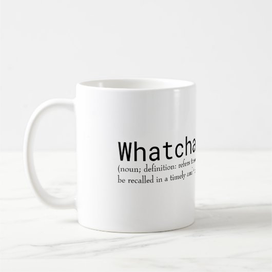 Whatchamahoozit Koffiemok (Links)
