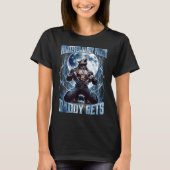 Whatever Daddy Wants Daddy Gets Funny Alpha Wolf M T-shirt (Voorkant)