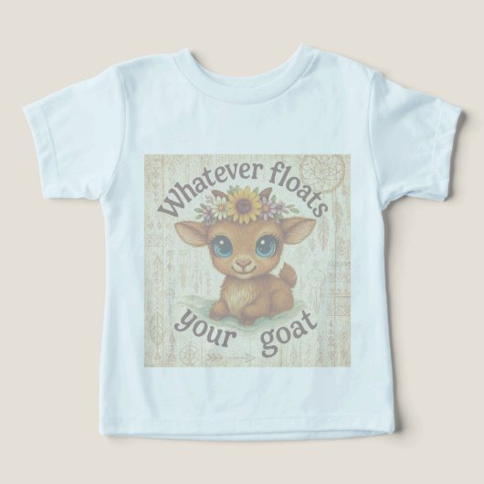Whatever Floats Your Goat Tee (Design voorkant)