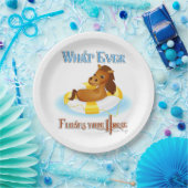 Whatever Floats Your Horse 2 Papieren Bordje (Feest)
