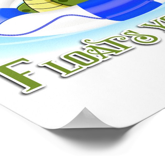 Whatever Floats your Snake Poster (Hoek)