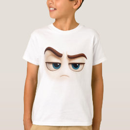 Whatever… grumpy blue eyed face teen attitude t-shirt