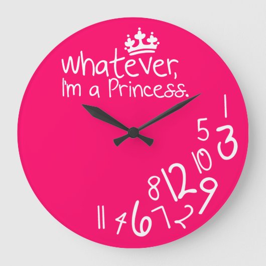 Whatever, I'm a Princess Grote Klok (Voorkant)