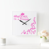 Whatever, I'm a Princess Vierkante Klok (Huis)
