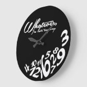 Whatever, I'm late anyway Grote Klok (Hoek)