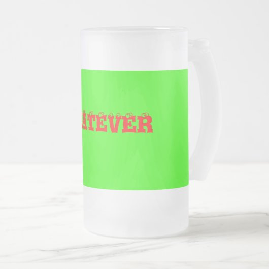 WHATEVER MATGLAS BIERPUL (Voorkant rechts)