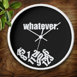 Whatever Messy Numbers Wall Clock<br><div class="desc">Fun wall clock for those who just really don't care what time it is.</div>