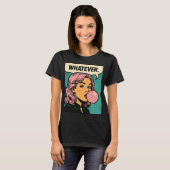 “Whatever” Retro Comic T-shirt (Voorkant volledig)