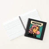 “Whatever” Retro stripboek Notitieboek (Binnen)