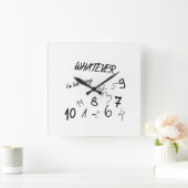 WHATEVER  VIERKANTE KLOK (Huis)