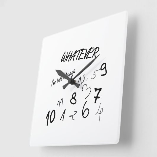 WHATEVER  VIERKANTE KLOK (Hoek)