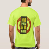 WhateverItTakes NoPainNoGain Heren Basic T-shirt (Achterkant)