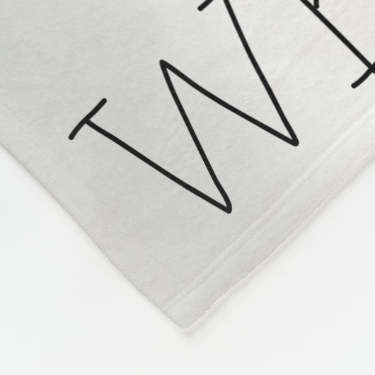 Whatevs, grappige  mode vlootsdeken fleece deken (Hoek)