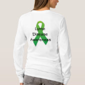 whatislyme.com Lyme Awareness Hoodie T-shirt (Achterkant)