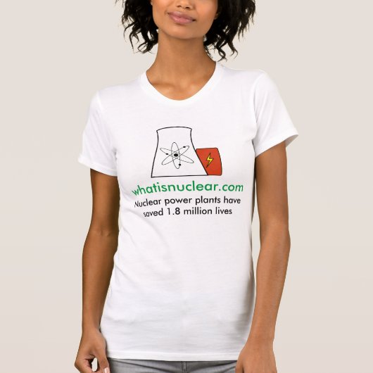 Whatisnuclear.com-kernafval redt levens T-shirt vr (Voorkant)