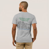 Whatisnuclear.com Nuclear Saves Lives Mannen T-shi T-shirt (Achterkant volledig)