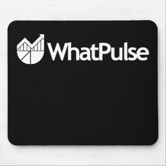 WhatPulse Mousepad - Zwart Muismat