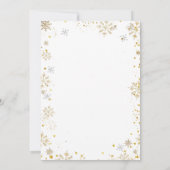 What's Baking Gingerbread Ornament Gender Reveal Kaart (Achterkant)