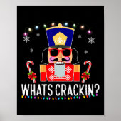 Whats Crackin Leuk Kerst Notenkraker Gift Poster (Voorkant)