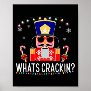 Whats Crackin Leuk Kerst Notenkraker Gift Poster