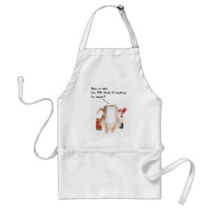 WHATS FOR DINNER RAW CHICKEN - FUNNY COOKING APRON STANDAARD SCHORT