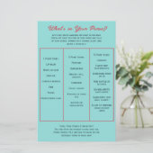 What's in Your Purse? Bachelorette Party Game (Staand voorkant)