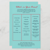 What's in Your Purse? Bachelorette Party Game (Voorkant / Achterkant)