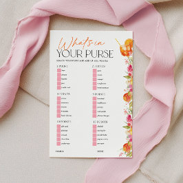 Whats In Your Purse Bridal Shower Game Spritz