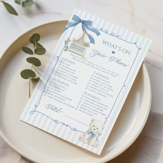 Whats on your Phone French Nursery Coquette Bow (Creator heeft geüpload)