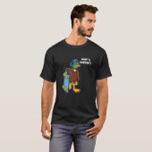 What's Poppin Duck Skaterboy Skateboardkid Skatebo T-shirt (Voorkant volledig)