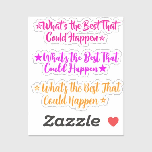 What's the Best That Could Happen? | 3 Meme Girl Sticker (Vel)